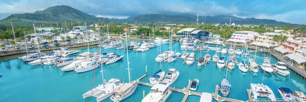 Yachts moored in RPM