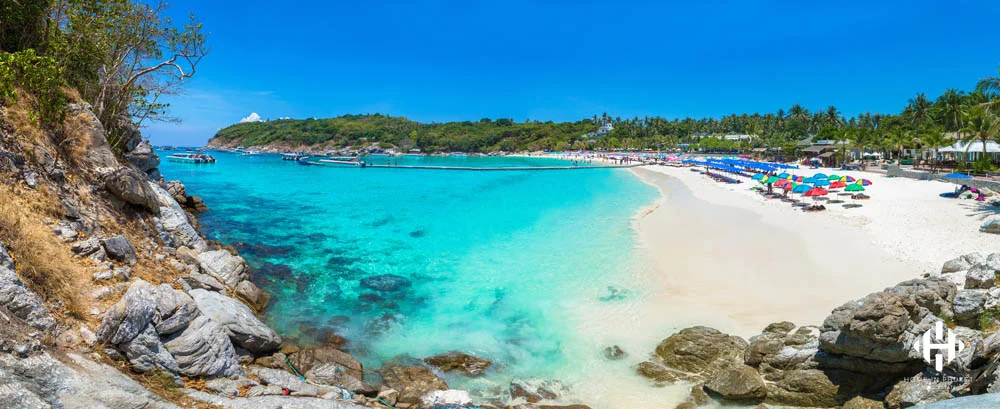 Ao Tawan Tok (also known as Ao Bungalow) on Racha Yai Island