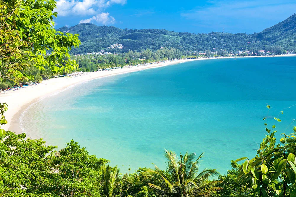 View over Kamala Beach