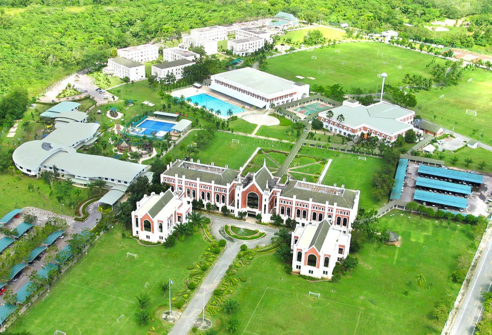 Aerial view of the British International School